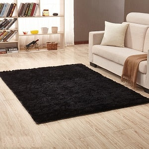 RULDGEE Shaggy Carpet for Living Room Home Plush Floor Alfombra Fluffy Mats Kids Room Faux Fur Area Rug Living Room Silky Rugs