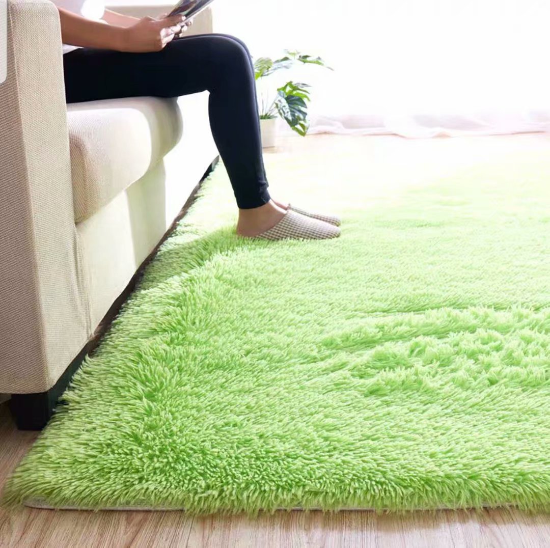 RULDGEE Shaggy Carpet for Living Room Home Plush Floor Alfombra Fluffy Mats Kids Room Faux Fur Area Rug Living Room Silky Rugs