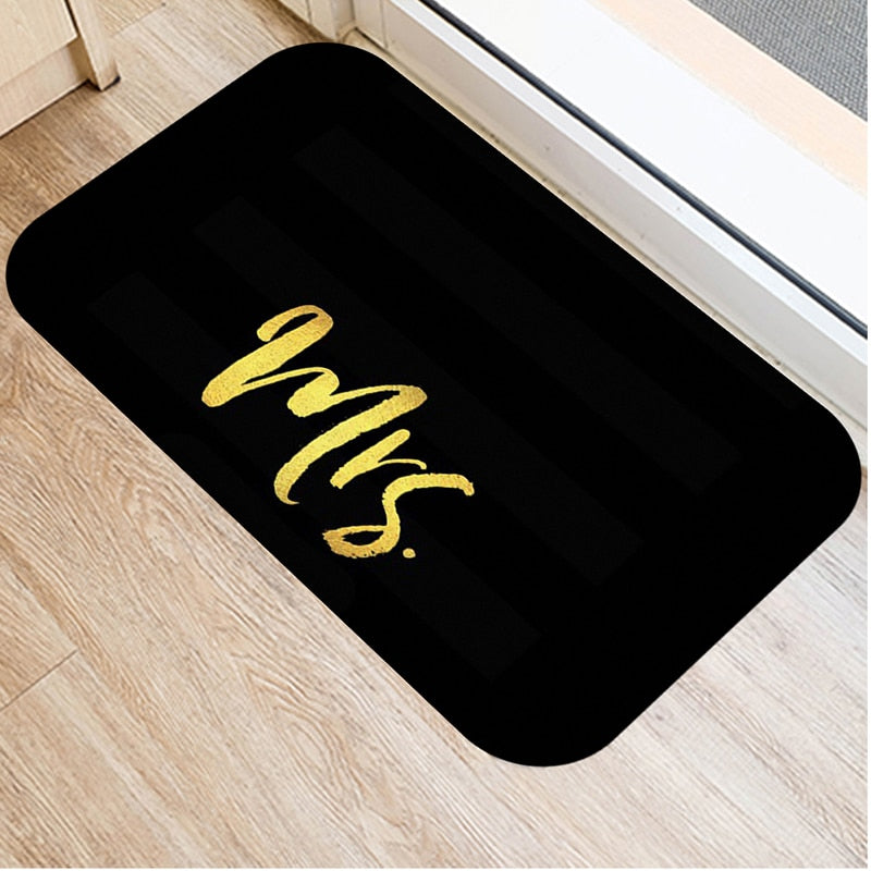 Marble Geometric Printed Anti-Slip Floor Mat Area Rugs Funny Custom Front Door Mat Carpet Doormat Entrance Mat Hallway 2022 New