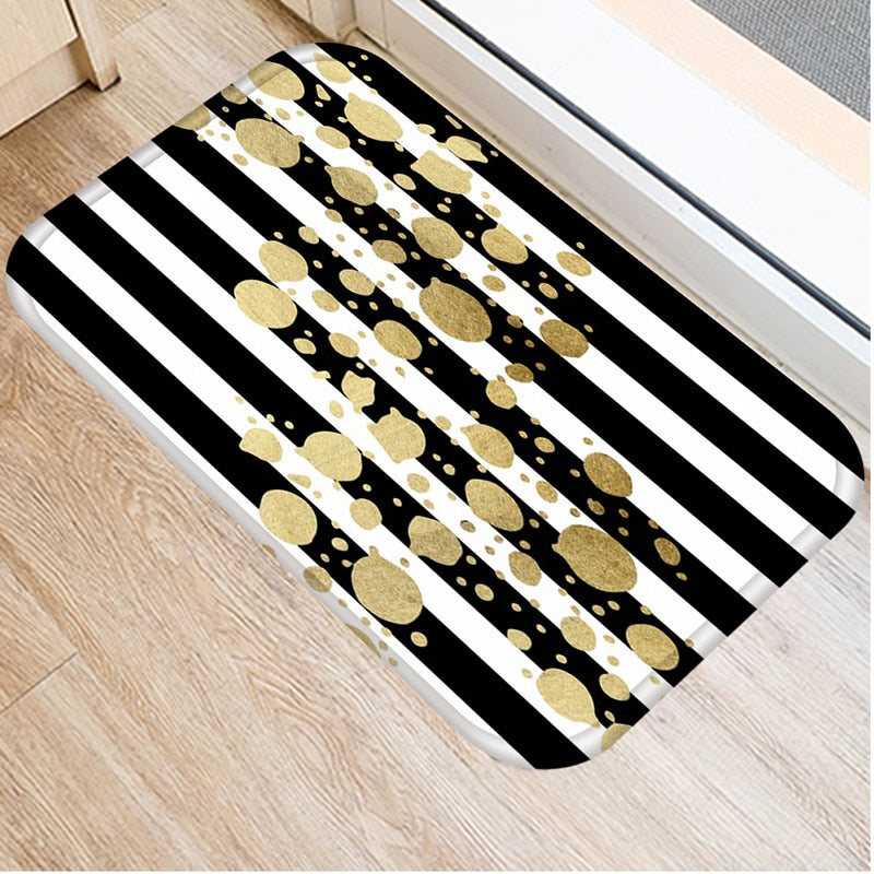 Marble Geometric Printed Anti-Slip Floor Mat Area Rugs Funny Custom Front Door Mat Carpet Doormat Entrance Mat Hallway 2022 New
