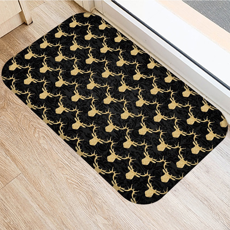 Marble Geometric Printed Anti-Slip Floor Mat Area Rugs Funny Custom Front Door Mat Carpet Doormat Entrance Mat Hallway 2022 New