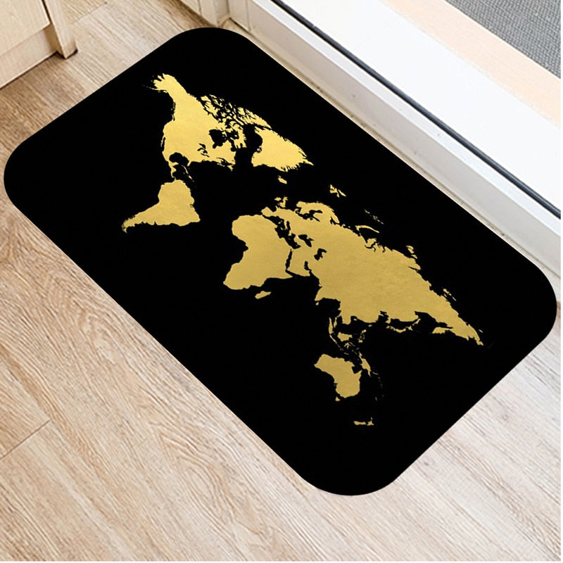 Marble Geometric Printed Anti-Slip Floor Mat Area Rugs Funny Custom Front Door Mat Carpet Doormat Entrance Mat Hallway 2022 New
