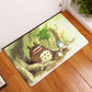 Doormat Totoro cat cute animals printed soft Flannel anti-slip door mat 40x60cm Entrance doormats for Kitchen Floor Bathroom mat