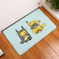 Doormat Totoro cat cute animals printed soft Flannel anti-slip door mat 40x60cm Entrance doormats for Kitchen Floor Bathroom mat