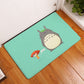 Doormat Totoro cat cute animals printed soft Flannel anti-slip door mat 40x60cm Entrance doormats for Kitchen Floor Bathroom mat