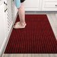 Large Long Thin Doormat for Mall Entrance Door Outdoor Indoor Striped Gray Coffee Kitchen Area Rugs Anti Slip Door Floor Mats