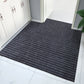 Large Long Thin Doormat for Mall Entrance Door Outdoor Indoor Striped Gray Coffee Kitchen Area Rugs Anti Slip Door Floor Mats