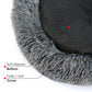 Round Dog Bed House Dog Mat Long Plush Cats Nest Dog Basket Pet Cushion Soft Warm Sleeping Pets Supplies Winter