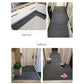 Large Long Thin Doormat for Mall Entrance Door Outdoor Indoor Striped Gray Coffee Kitchen Area Rugs Anti Slip Door Floor Mats