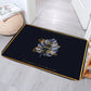 Simple Nordic Monstera Bedroom Kitchen Bath Entrance Door Mat Anti-Slip Coral Velvet Carpet Rug Stripe Soft Home Decor Doormat
